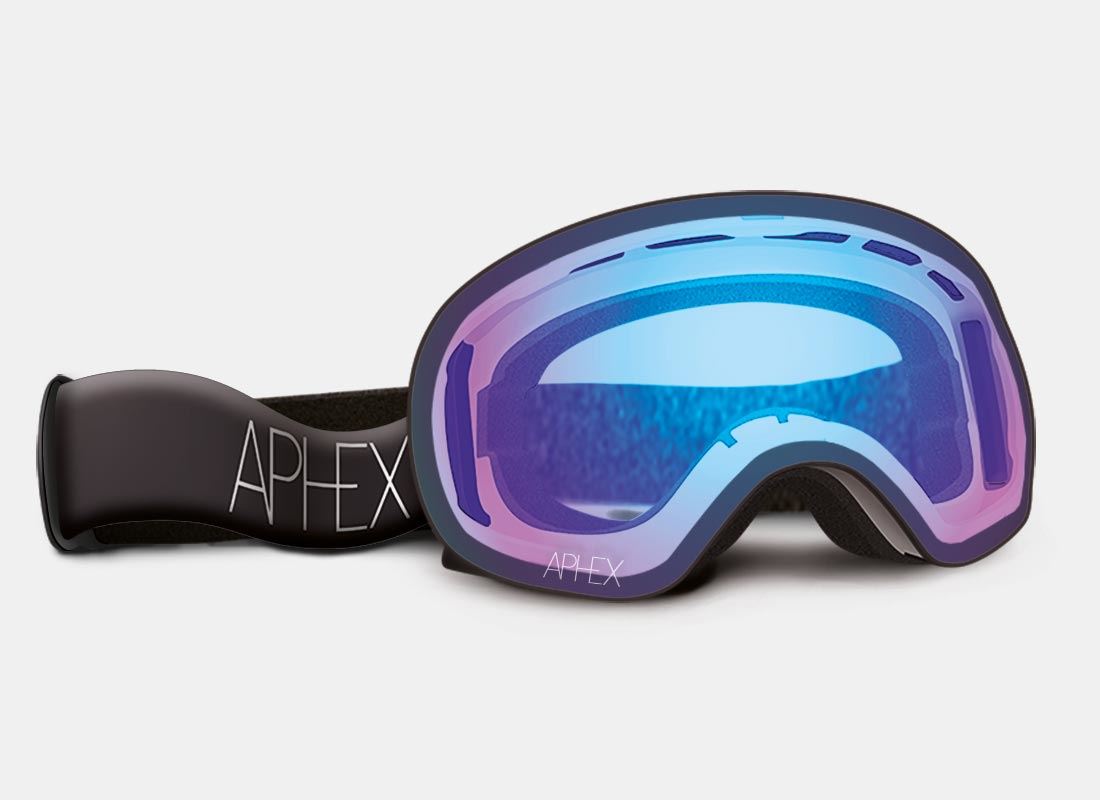 Aphex Xpr Photochromic Revo Blue Sneeuwbril Matt White One Size Top Merken Winkel